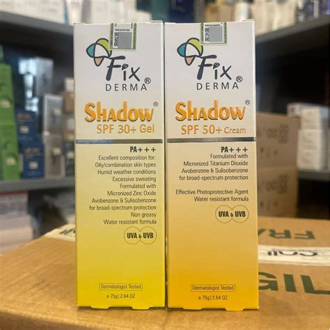 CHÍNH HÃNG Kem Chống Nắng Fixderma Shadow SPF 30 Gel và SPF 50 Cream