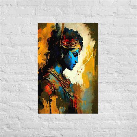 Krishna Art Print Krishna Painting Krishna Picture Krishna Art Hindu ...