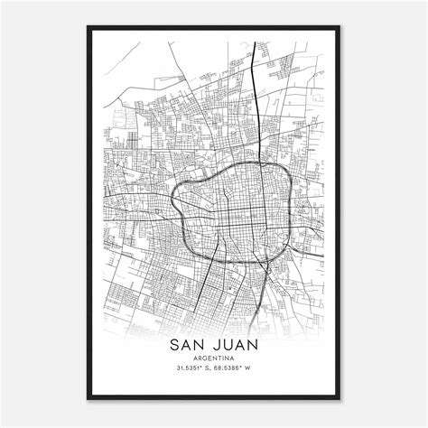 San Juan Custom Maps Posters