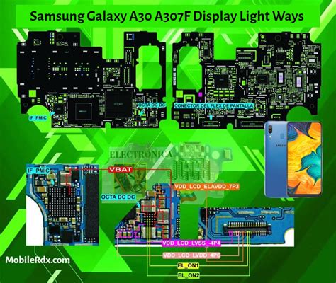 Samsung Galaxy A30 A307f Display Light Ways Backlight Solution