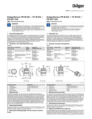 Dr Ger Dr Gersensor Ht M Dq Gebrauchsanweisung Manualzz