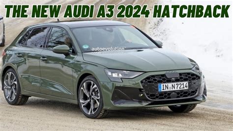 New Audi A3 2024 Hatchback Declassified Before Premiere YouTube