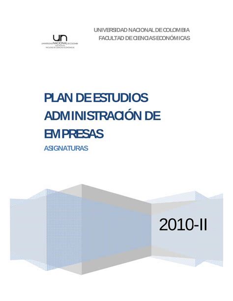 PDF PLAN DE ESTUDIOS ADMINISTRACIÓN DE PROGRAMA CURRICULAR DE