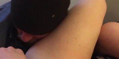 Hairy Ebony Pussy Lips Peeking Out Of Lace Panties Nellycantsay Tease