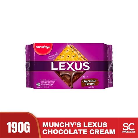 Munchys Lexus Chocolate Sandwich Cracker 190g Shopee Malaysia