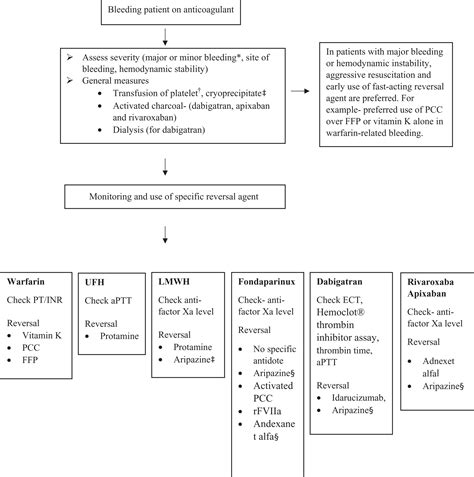 Reversal Of Anticoagulation And Management Of Bleeding In Patients On