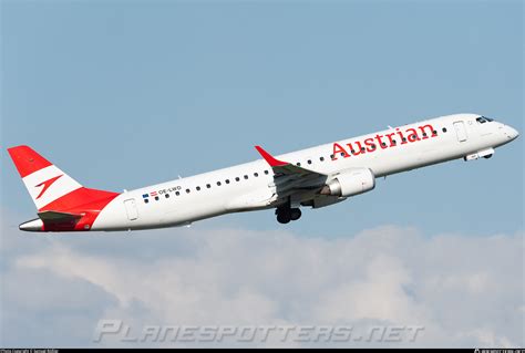 OE LWD Austrian Airlines Embraer ERJ 195LR ERJ 190 200 LR Photo By