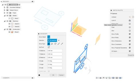 How To Copy Paste A Sketch Into Another Sketch Within The Same Fusion