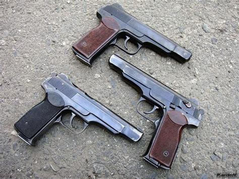 Stechkin Automatic Pistol Aps On Camouflage Stock Photo, 57% OFF