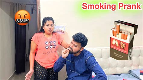 Smoking🚬🚬prank On Sister Prank Gone Wrong 😱😱 Prank Funnyvideo Youtube