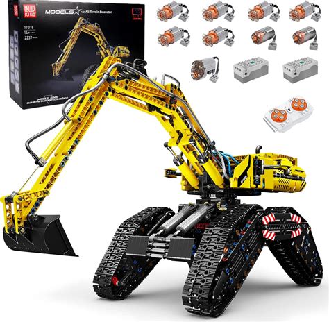 Mould King All Terrain Excavator Model Moc Parts Technology