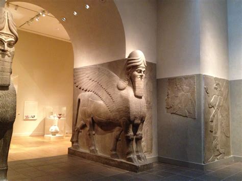 Human Headed Winged Bull Lamassu Assyrian Neo Assyrian The Metropolitan