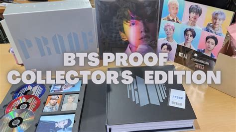 Bts Proof Collector S Edition Unboxing Btsproof