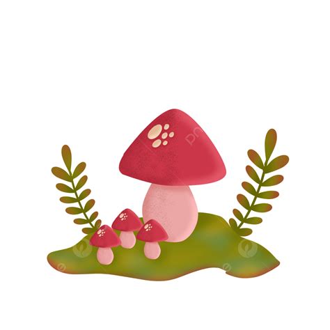 Mushroom Illustration Png Picture Red Mushroom Illustration Red Mushroom Nature Png Image