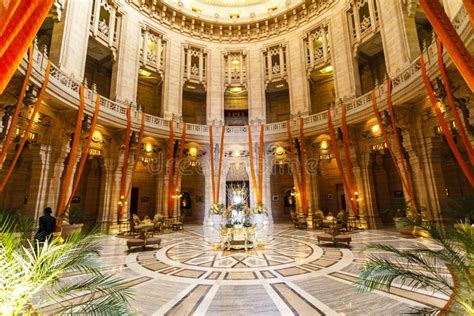 Interior Of The Umaid Bhavan Palace In Jodhpur Rajasthan India Stock