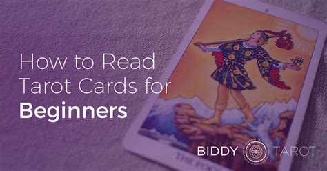 How To Read Tarot Cards For Beginners Biddytarot Blog