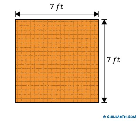 Area of Square Formula | ChiliMath