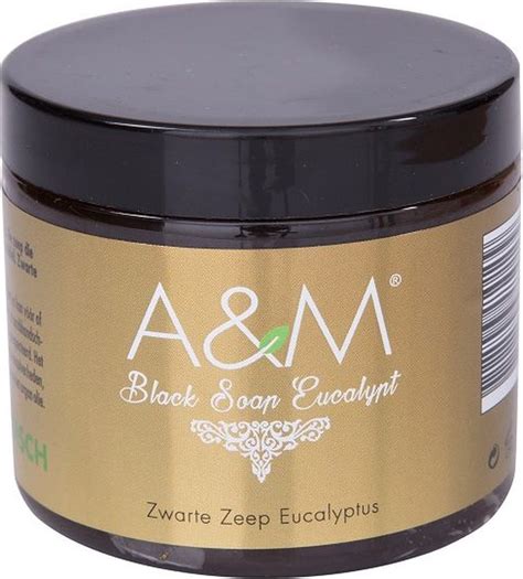 Aza Natural Marokkaanse Zwarte Zeep Eucalyptus Savon Beldi Gram