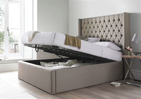 Islington Upholstered Ottoman Bed Frame Ottoman Storage Bed Bed