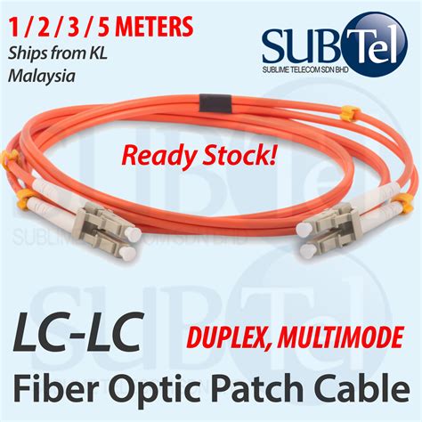 Lc Lc Om Multi Mode Duplex Fiber Optic Patch Cord Cable M M M M