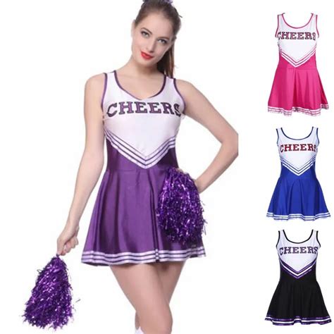 Women&Girls Cheerleading Uniforms Basketball,Football Game National&Club&School Team ...