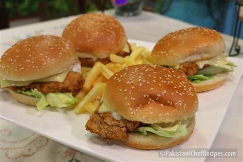 Zinger Burger Recipe In Urdu By Chef Zakir Besto Blog