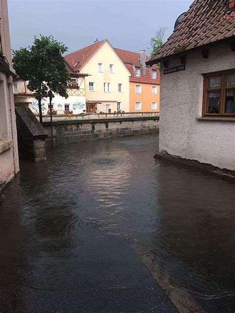 Unwetter Berschwemmungen In Kulmbach Und Kronach Bildergalerie