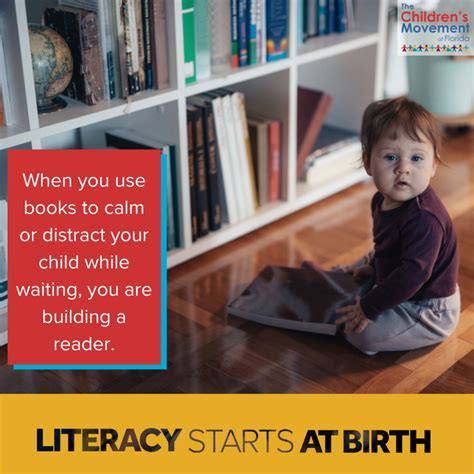 Literacy Starts At Birth The Childrens Movement Of Florida