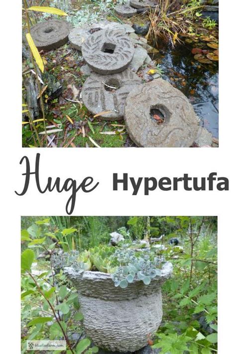 Huge Hypertufa Oversized Projects Diy Concrete Planters Concrete Diy Projects Garden Art