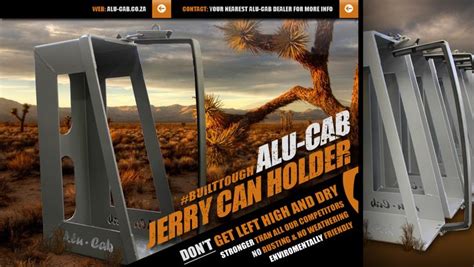 Alu Cab Jerry Can Holder Jerry Can Cab Expedition Vehicle