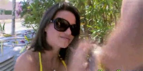 Busty Brunette Sucks A Dick Deeply Video 3 Tnaflix