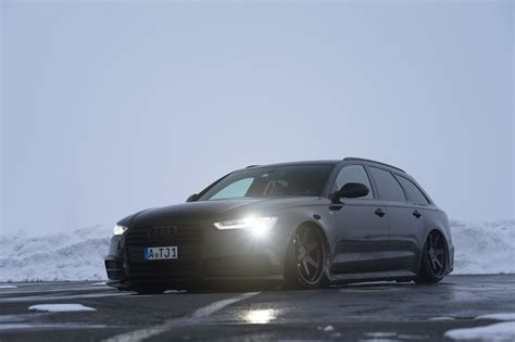 Dominating All-black Audi A6 Avant With Air Suspension And ROtiform Rims — CARiD.com Gallery