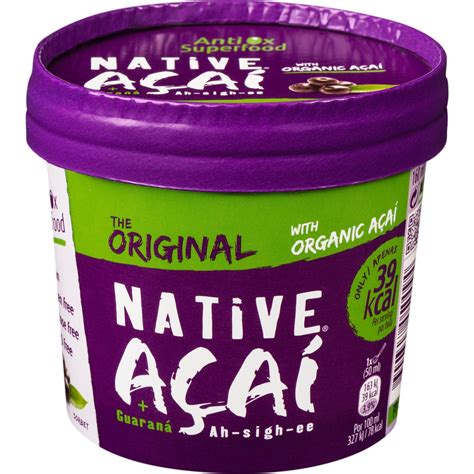 Comprar Gelado de Açaí e Guaraná embalagem 160 ml Açaí Native