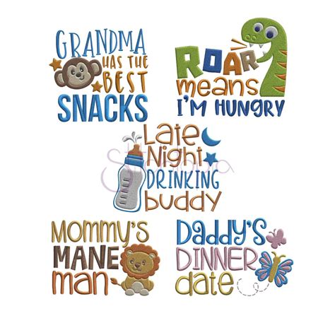 baby embroidery designs complete set stitchtopia