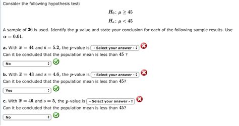 Solved Consider The Following Hypothesis Test Ho 45 Chegg