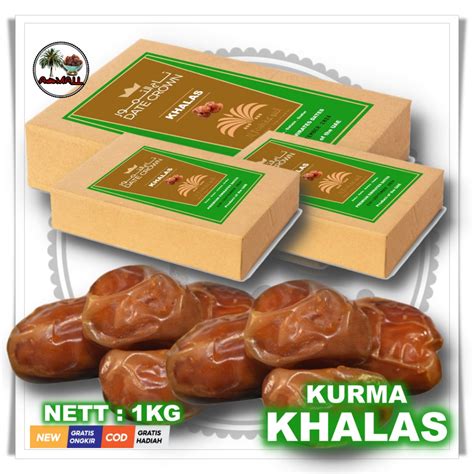 Jual Kurma Khalas Premium Dates Kg Kurma Saudi Arabia Shopee Indonesia