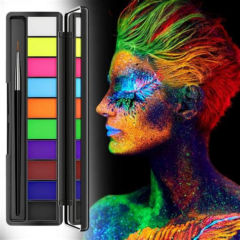 Maydear Face Painting Kit For Kids With 6 Colors Split Cake Palette