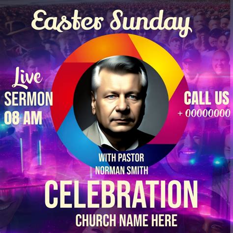 Easter Sunday Ads Template Postermywall