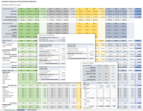 IC-Startup-Financial-Projections-Template - Excel templates