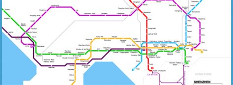 Shenzhen Subway Map Travelsfinderscom