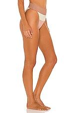 Beach Riot X Revolve Alexis Bikini Bottom In Neutral Color Block Revolve