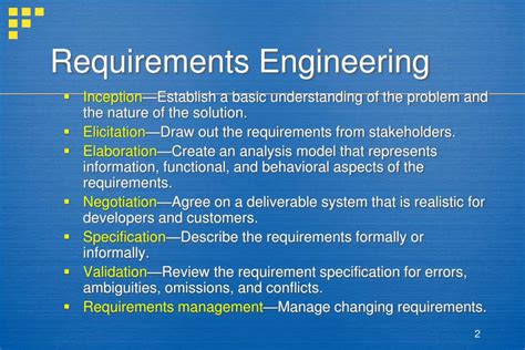 PPT - Chapter 7 Requirements Engineering PowerPoint Presentation, free download - ID:5622367