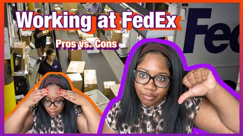 Working At Fedex Package Handler Pros And Cons YouTube