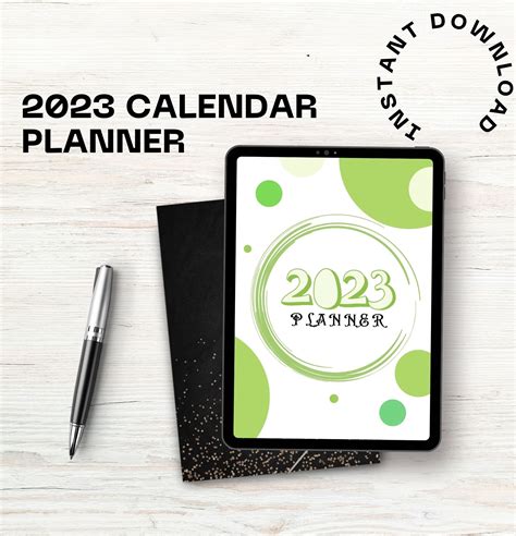 2023 Monthly Planner Printable 2023 Calendar Month at a Glance Monthly ...