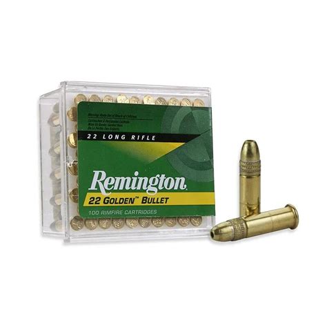 Remington 22 Golden Bullet 22 Lr 36 Grain Bphp 1280 Fps 100 Rounds Dances Sporting Goods