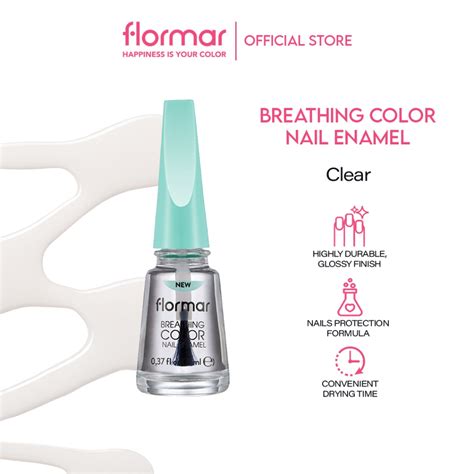 Jual Flormar Breathing Color Nail Enamel Kutek Halal Certified Cat