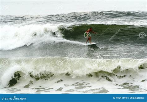 Bill Hurricane Brings Surfing Waves Editorial Image - Image of rockaway ...