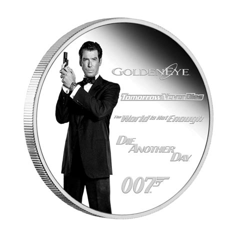 Srebrna Moneta James Bond Pierce Brosnan Uncja Wysy Ka H