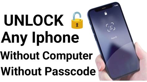 How To Unlock Iphone Without Computer Without Password Youtube