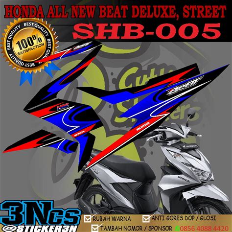 Jual Stripping Honda Beat Deluxe Cbs Iss Sticker Variasi Honda Beat